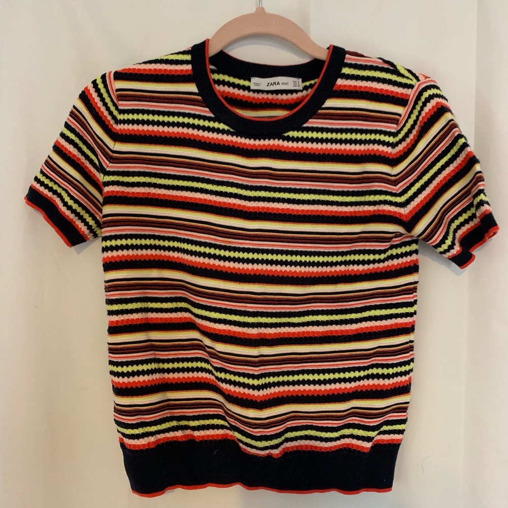 Zara Striped Knit Sweater